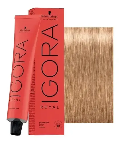 Tinte Para Cabello En Crema Igora Royal Profesional 60g 9-00 Rubio Muy Claro Natural Intenso