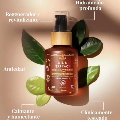 Serum Facial Vitamina C Bel Lab Antiedad Antioxidante con Vitaminas A y E, Agua Termal y Extractos Naturales 60 ml