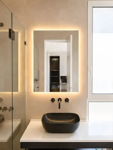 Espejo Led 60×90 Cm Bluetooth Parlante Musica Luz 3 Tonos