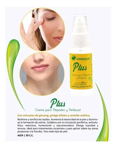 Crema Plus Elimina Arrugas Parpados Ojos Boca Ojeras Bolsas