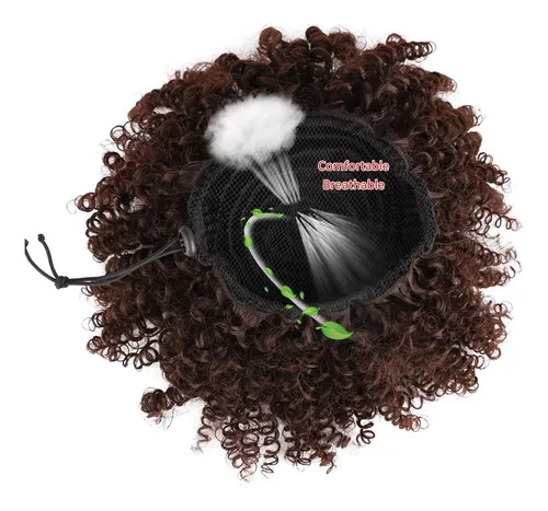 Extensión De Cabello Yibang Afro Puff Ponytail Synthetic 115
