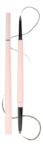 Lápiz Doble Para Cejas Kara Beauty Marrón Oscuro
