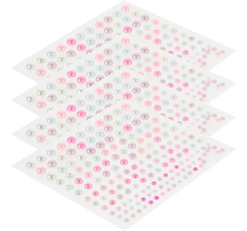 Pegatinas De Perlas Para Uñas 4 Hojas