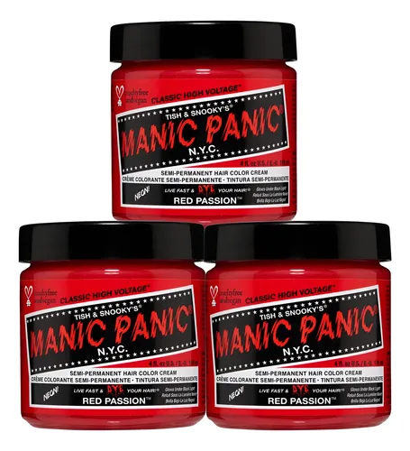 Tinte Semipermanente Manic Panic Red Passion Vegano