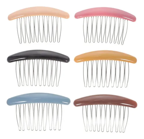 . 6 Peines Laterales For Peinar El Cabello, Peines Fuertes .
