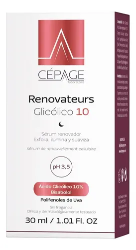 Cepage Renovateurs Glicólico 10% Sérum Renovador X30ml Tipo de piel Todo tipo de piel