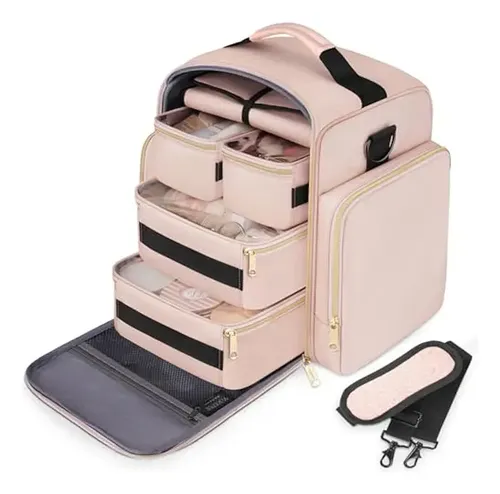 Organizador Maquillaje Profesional Gran Capacidad Portátil