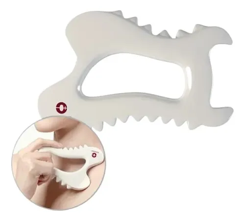 Masajeador Facial De Cerámica Gua Sha Board Para Raspar La P