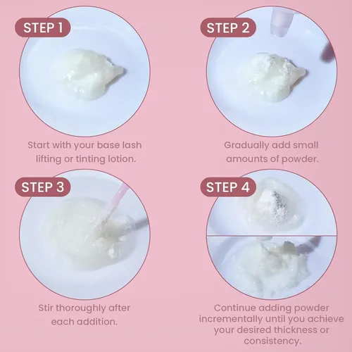 Lomansa Glueless Lift Powder, Polvo Para Lifting De Pestañas