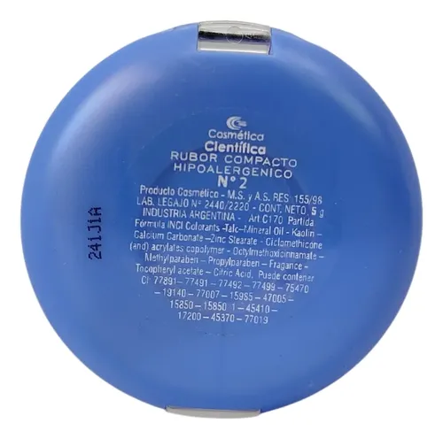 Cosmetica Cientifica Hipoalargenico Maquilla Compacto Tono 2 02