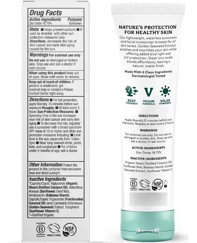 Protector Solar Facial Mineral Spf 30 Badger Pack 2