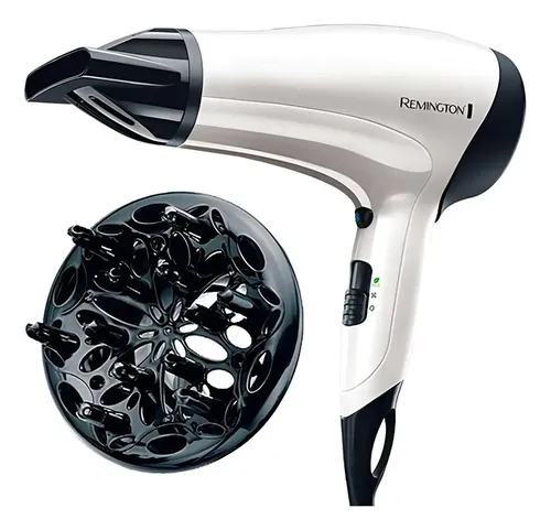 Secador De Pelo Remington D3015 2000w Cerámica Iones Color Blanco