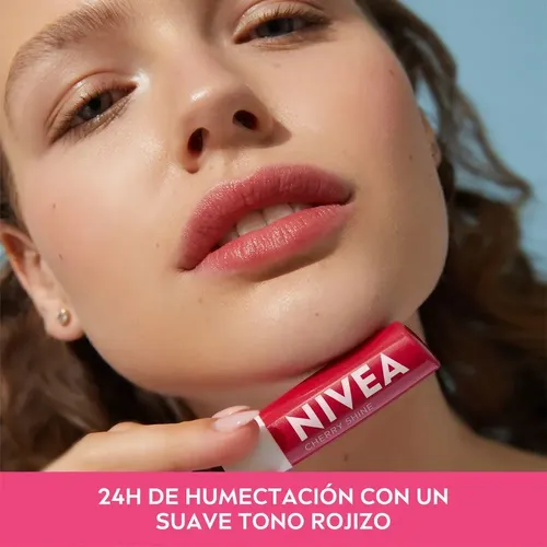Nivea Protector Labial Cherry Shine Bálsamo Humectante