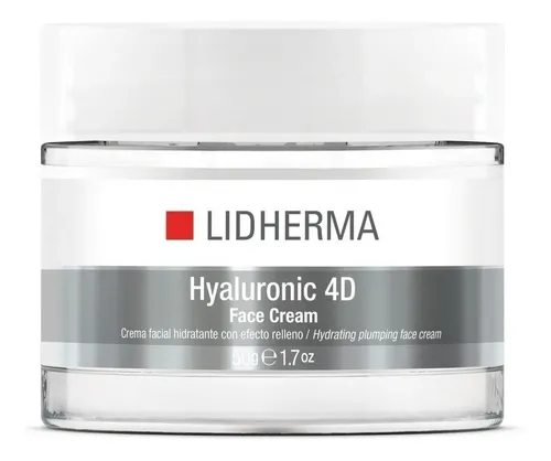Lidherma Hialuronico Hyaluronic 4d Face Cream Hidratante X50