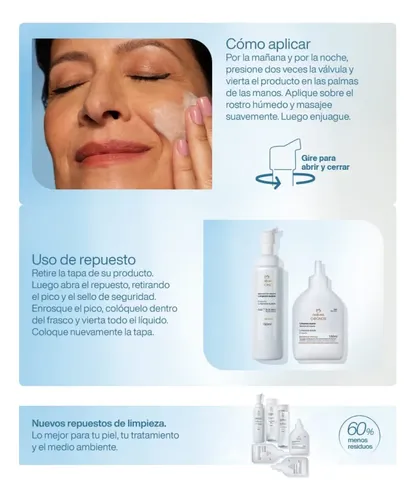 Set Chronos Derma Doble X2  Limpieza Desmaquillante Natura