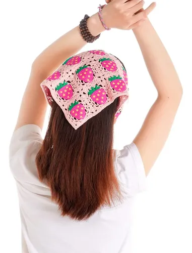 Hoyuwak – 2 Pañuelos De Ganchillo For El Pelo, Diademas