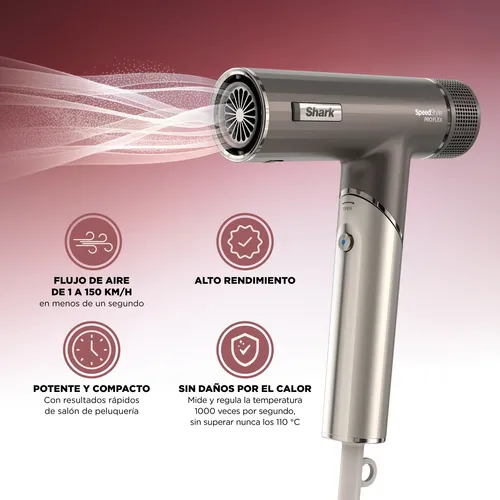 Secador De Pelo Plegable Shark Speedstyle Pro Felx