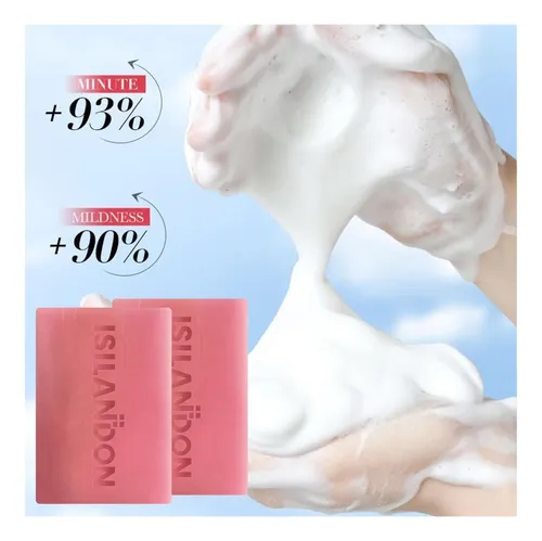 Jabón De Baño Natural Con Aroma A Rosa Isilandon Infundido Y