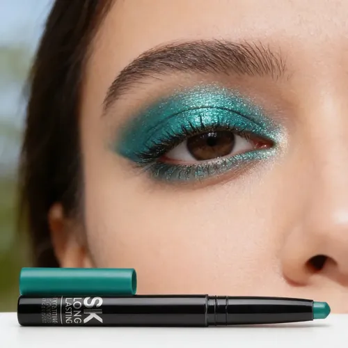 Sombra Cremosa Metalica Larga Duración Sk Long Lasting 1g Color 07 – Fantasy Green