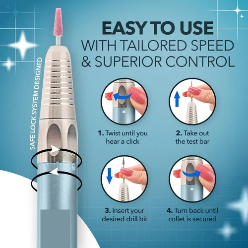 Taladro De Uñas Profesional – Lima De Uñas Con Motor Sin