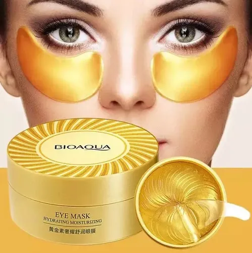 Bioaqua Parches Antiarrugas De Oro Hidratantes Para Ojos Tipo De Piel Todo Tipo De Piel