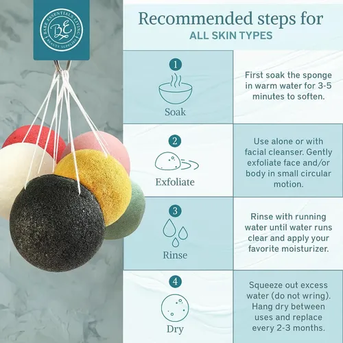 Bare Essentials Living Konjac Sponges Set 10
