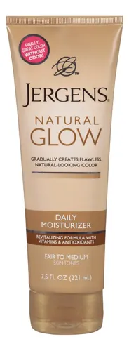Jergens Glow Crema Humectante Uso Diario Tono Medio X221 Ml
