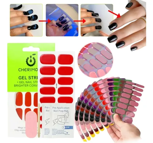 Sticker Gel Uv Led Para Uñas Cherimoya – No Extensión