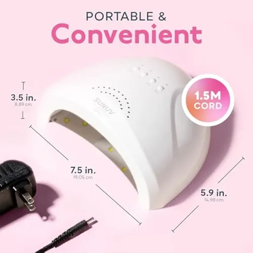 Lámpara De Uñas Led Uv, Luz De Uñas De Gel Sunuv