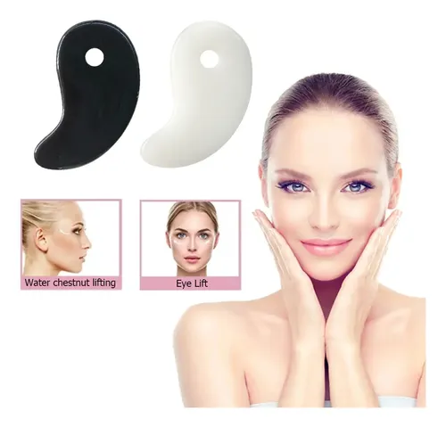 Tabla Masaje Gua Sha Con Piedra Jade Natural Y Cera  P