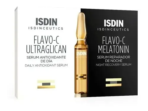 Serum Isdin Isdinceutics Day & Night 10+10 Flavo C 20 Amp Tipo de piel Sensible