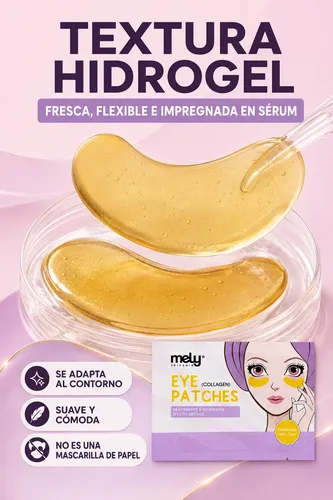 Parches Para Ojeras Mely Colágeno Hidratantes Antiage 1 Par