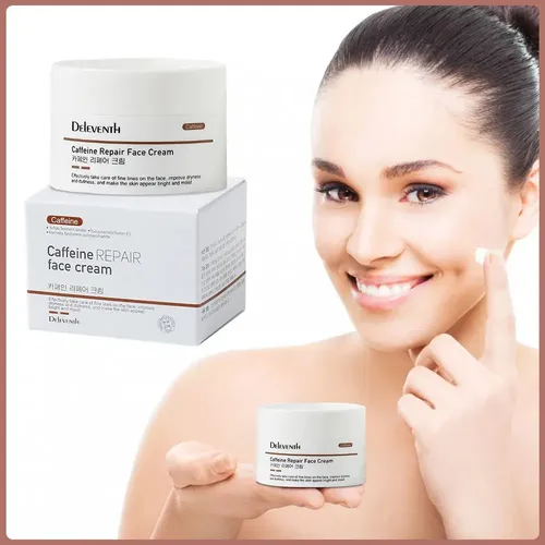 Crema Facial Con Cafeína Antioxidante Antiarrugas Deleventh