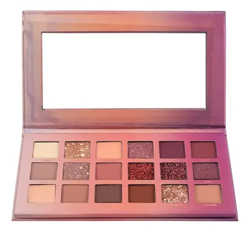 Ruby Rose Soft Nude paleta de sombras ojos rosa claro