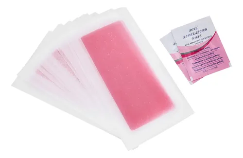 Tira De Cera Para Depilación, 12 Unidades, Papel, Suave Y Fl