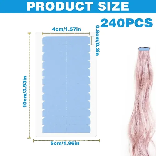 Juego De 20 Cintas Adhesivas Para Extensiones De Cabello
