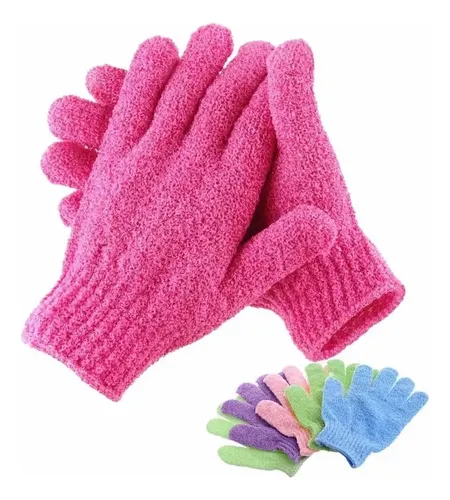 Par De Guantes Exofoliantes Corporales Baño Spa