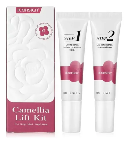 Mini Kit Paso 1 Y 2 Lifting De Pestañas De 10ml Camellia