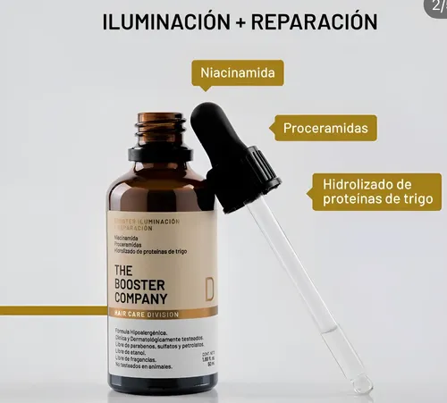 Sérum Capilar Con Niacinamida.  Iluminador Y Reparador .50ml