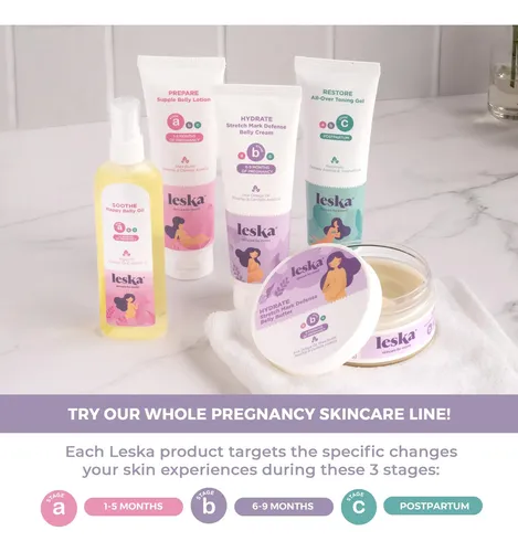 Manteca Antiestrías Para Barriga De Maternidad Leska Etapa B