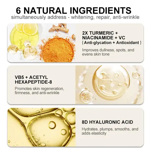 Sérum De Vitamina C Auquest Para Rostro Con Ácido Hialurónic