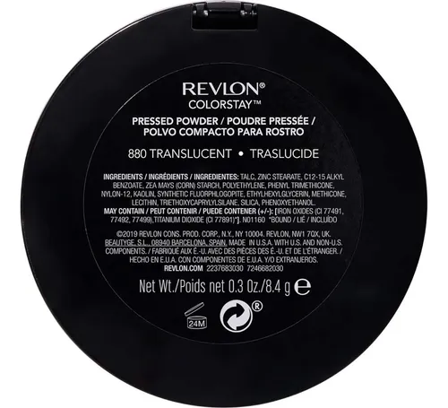 Polvo Compacto Revlon Colorstay Translúcido Larga Duración