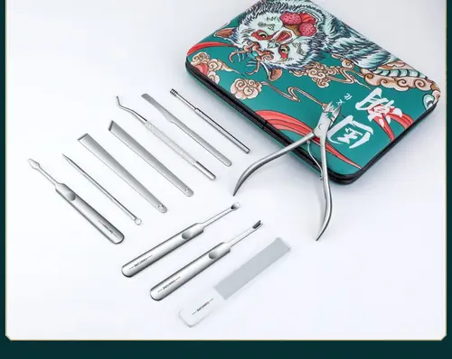 Cjw Set De 18 Cortauñas De Acero Inoxidable Para Cuidado De