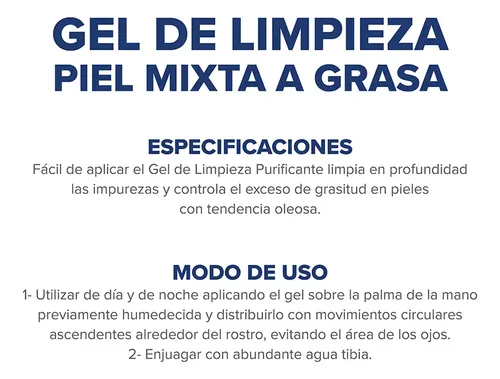 Dermaglós Gel De Limpieza Piel Mixta A Grasa 150gr