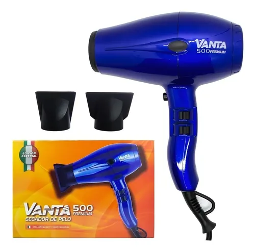 Vanta 500 Premium Secador De Pelo Profesional 2000w Azul