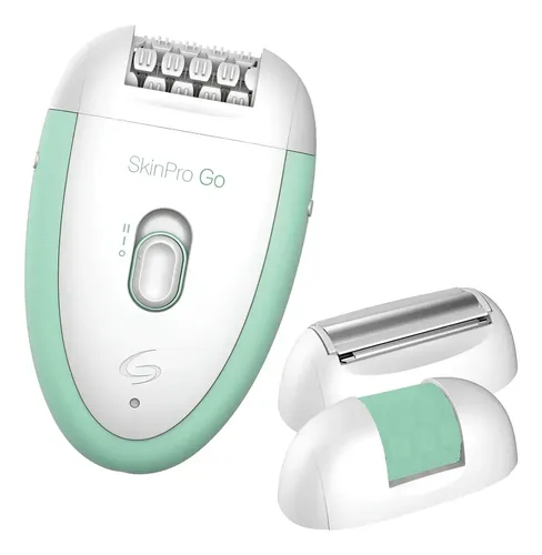 Depiladora Electrica Gama Skin Pro Go +2 Cabezales