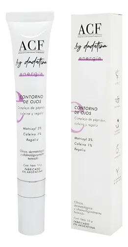 Acf By Dadatina Energía Crema Contorno De Ojos Vegano X 15gr