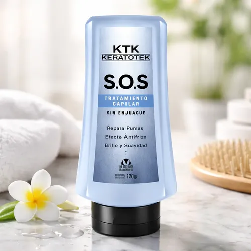 Tratamiento Capilar S.o.s Keratotek Sin Enjuague 120g