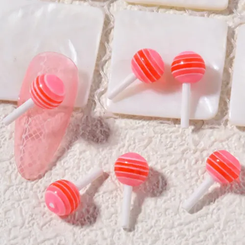 25uds Decoraciones Uñas Resina Dulces Accesorios Nail Art