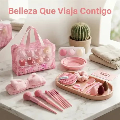 Brochas Maquillaje Profesional Y Herramientas Cosméticas 46p